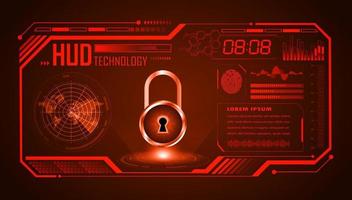 Modern HUD Technology Screen Background vector