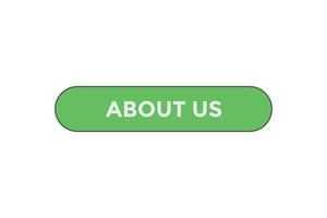 About us button web banner templates. Vector Illustration