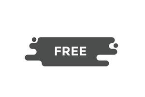 free button web banner templates. Vector Illustration