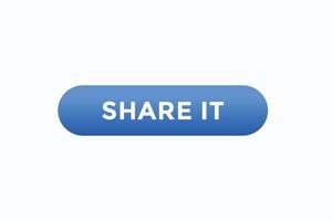 share it button vectors.sign label speech bubble share it vector