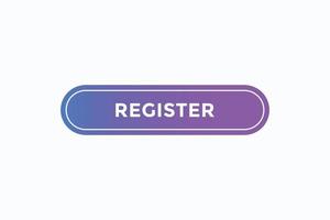 register button vectors.sign label speech bubble register vector