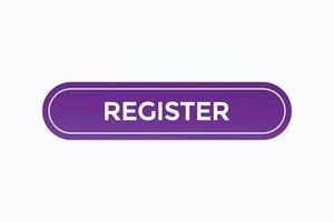 register button vectors.sign label speech bubble register vector