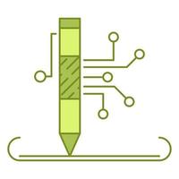 writing services icon, suitable for a wide range of digital creative projects. vector