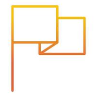 Flag  icon, suitable for a wide range of digital creative projects. vector