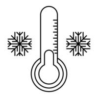 thermometer icon, suitable for a wide range of digital creative projects. vector