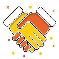 contract icon, suitable for a wide range of digital creative projects. vector