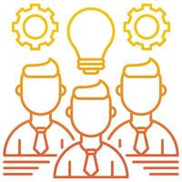 team skills icon, suitable for a wide range of digital creative projects. vector