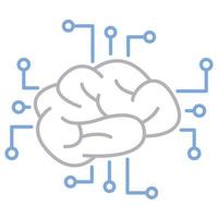 neural network icon, suitable for a wide range of digital creative projects. vector