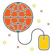 Online icon, suitable for a wide range of digital creative projects. vector