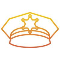 police icon, suitable for a wide range of digital creative projects. vector