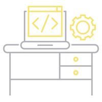 development icon, suitable for a wide range of digital creative projects. vector