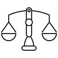 scales icon, suitable for a wide range of digital creative projects. vector