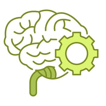 Smart solution icon, suitable for a wide range of digital creative projects. vector