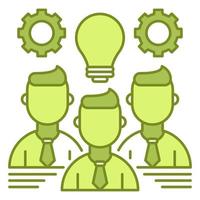 team skills icon, suitable for a wide range of digital creative projects. vector