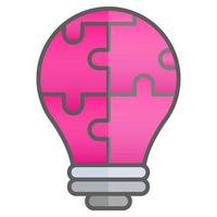 puzzles icon, suitable for a wide range of digital creative projects. vector