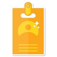 ID card icon, suitable for a wide range of digital creative projects. vector
