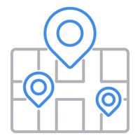 Pin location icon, suitable for a wide range of digital creative projects. vector
