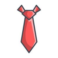 Necktie icon, suitable for a wide range of digital creative projects. vector