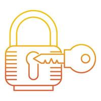 Open lock icon, suitable for a wide range of digital creative projects. vector