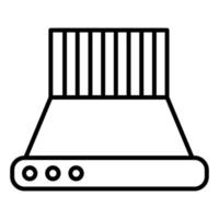 exhaust hood icon, suitable for a wide range of digital creative projects. vector