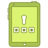 Password icon, suitable for a wide range of digital creative projects. vector