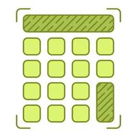 calculator icon, suitable for a wide range of digital creative projects. vector