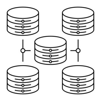 icono de escalabilidad, adecuado para una amplia gama de proyectos creativos digitales. vector