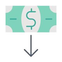 expense icon, suitable for a wide range of digital creative projects. vector