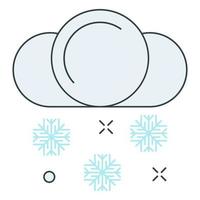 Winter icon, suitable for a wide range of digital creative projects. vector