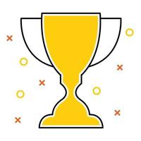 trophy icon, suitable for a wide range of digital creative projects. vector