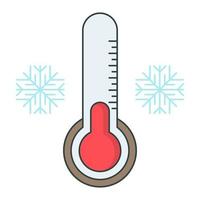 thermometer icon, suitable for a wide range of digital creative projects. vector