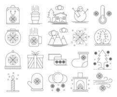 icono de invierno, adecuado para una amplia gama de proyectos creativos digitales. vector