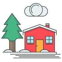 Winter icon, suitable for a wide range of digital creative projects. vector