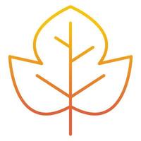 Leaf icon, suitable for a wide range of digital creative projects. vector