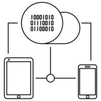 connectivity icon, suitable for a wide range of digital creative projects. vector