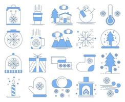 icono de invierno, adecuado para una amplia gama de proyectos creativos digitales. vector