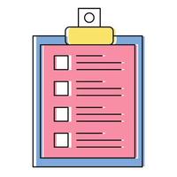 shopping list icon, suitable for a wide range of digital creative projects. vector