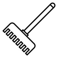 Rake icon, suitable for a wide range of digital creative projects. vector