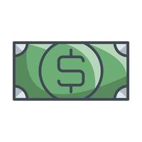 Dollar icon, suitable for a wide range of digital creative projects. vector