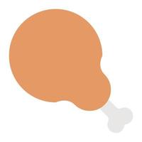 chicken icon, suitable for a wide range of digital creative projects. vector