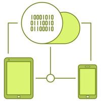 connectivity icon, suitable for a wide range of digital creative projects. vector