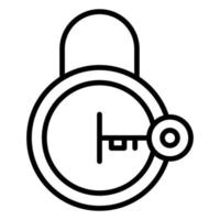 opened lock icon, suitable for a wide range of digital creative projects. vector