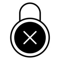 padlock icon, suitable for a wide range of digital creative projects. vector