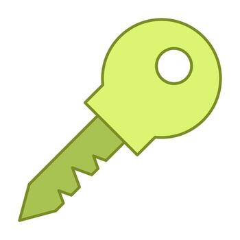 icono de teclas, adecuado para una amplia gama de proyectos creativos digitales. vector