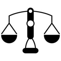 scales icon, suitable for a wide range of digital creative projects. vector
