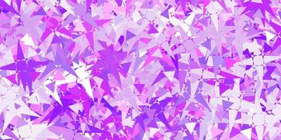 Light Purple vector background with polygonal forms.