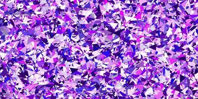 Light purple vector layout with triangle forms.