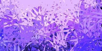 Light purple vector backdrop with triangles, lines.