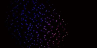 Dark Blue, Red vector background with circles.