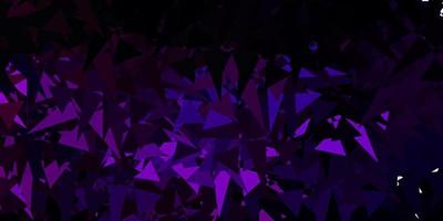 Dark Purple, Pink vector texture with memphis shapes.